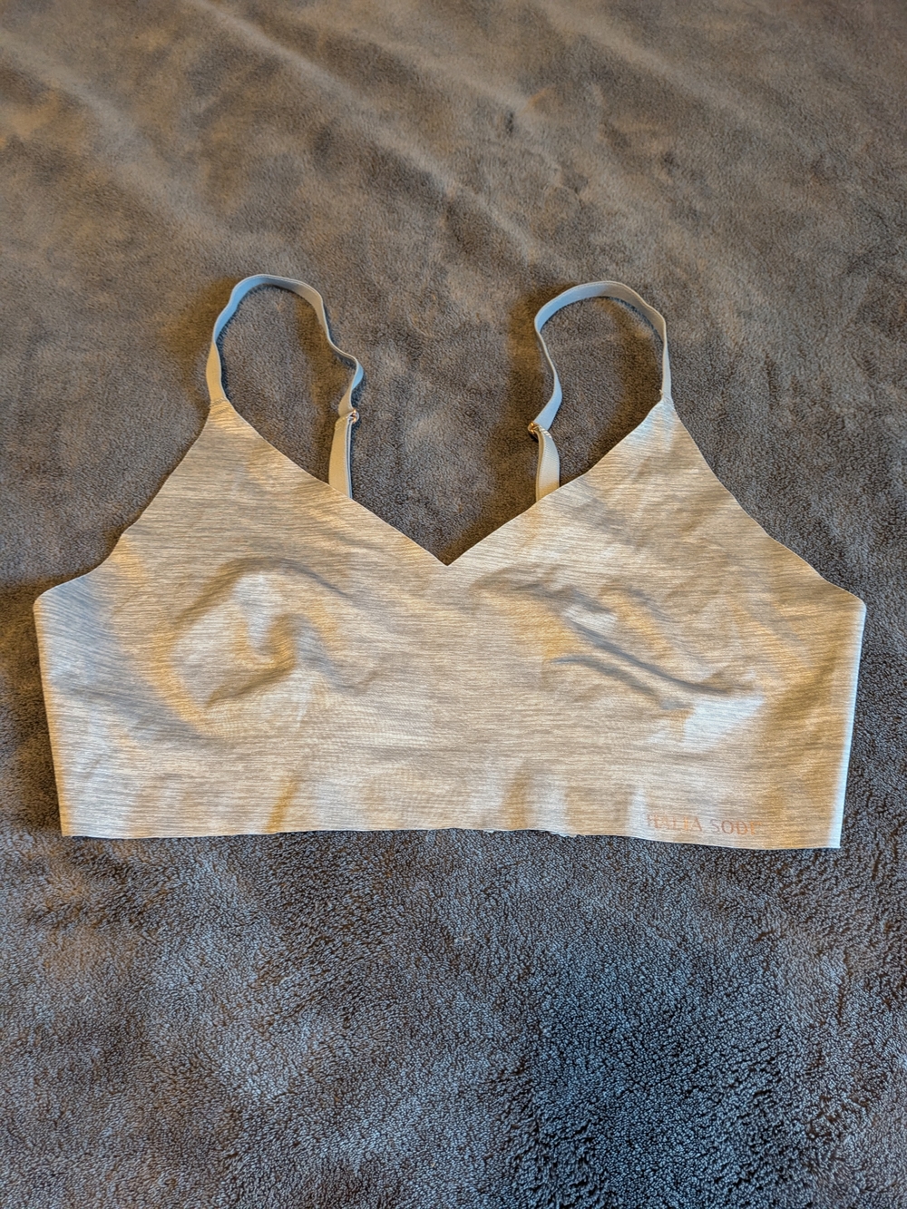 Thalia Sodi Light Gray Seamless Bralette